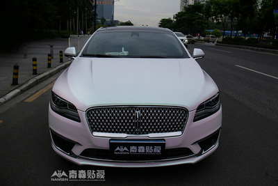 林肯MKZ车身改色曙光白案例 全国招收加盟培训